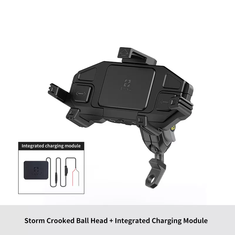 Anti-Theft Wireless & Wired Charging Phone Mount - AM01 - Image 11