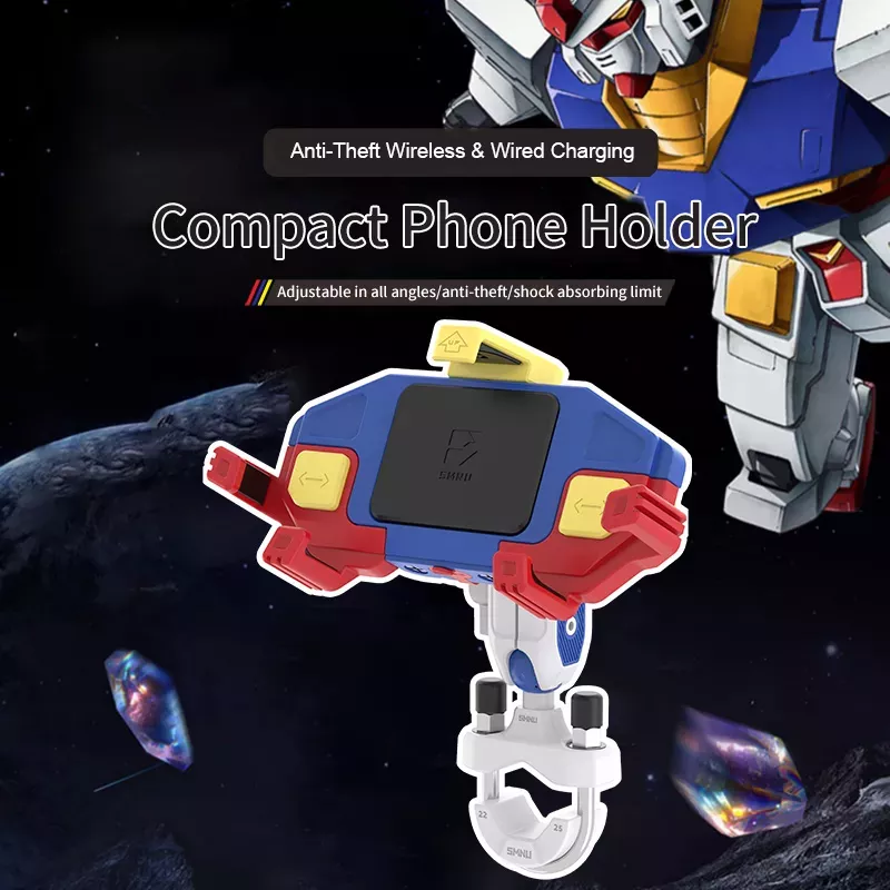 Anti-Theft Wireless & Wired Charging Phone Mount - AM01 - Image 3