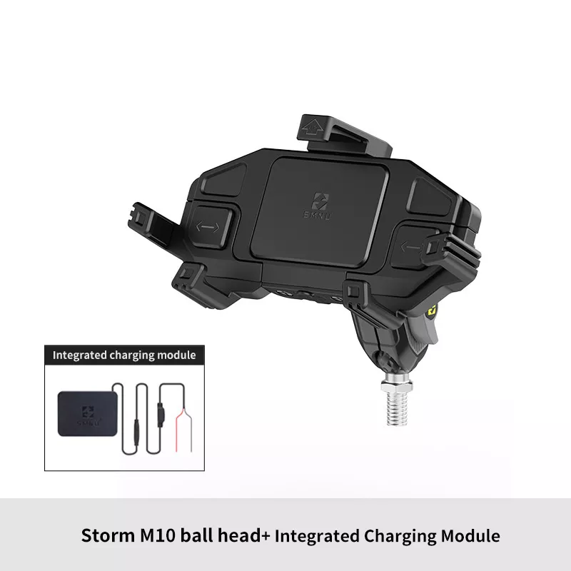 Anti-Theft Wireless & Wired Charging Phone Mount - AM01 - Image 9
