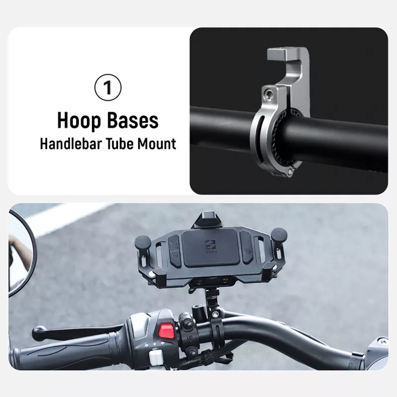 Dirt Bike Shockproof Phone Mount with Wireless & Wired Charging - AM02 - Image 11