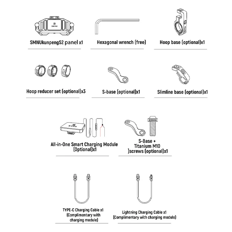 Dirt Bike Shockproof Phone Mount with Wireless & Wired Charging - AM02 - Image 14