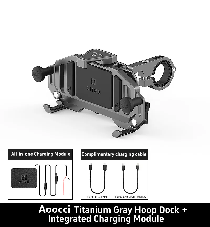 Dirt Bike Shockproof Phone Mount with Wireless & Wired Charging - AM02 - Image 17