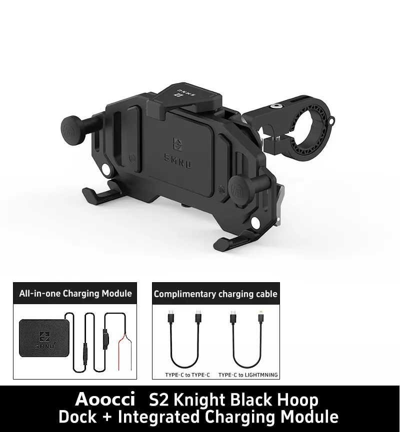 Dirt Bike Shockproof Phone Mount with Wireless & Wired Charging - AM02 - Image 27