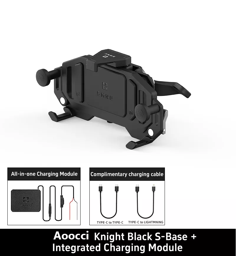 Dirt Bike Shockproof Phone Mount with Wireless & Wired Charging - AM02 - Image 28