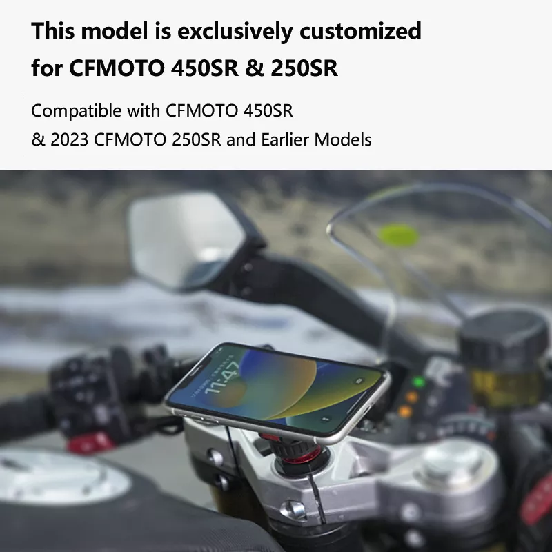 Magnetic Phone Mount & Shockproof Holder for CFMOTO 450SR/250SR - AM03 - Image 9