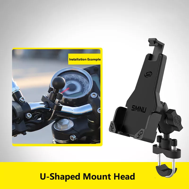 360° Rotating Shockproof Phone Mount for Motorcycle - AM07 - Image 8