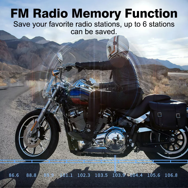 Auto-Networking & 8 Riders Motorcycle Helmet Bluetooth Intercom Headset-AM10 - Image 6