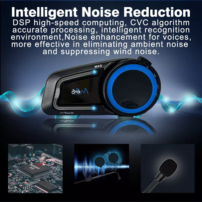 Auto-Networking & 8 Riders Motorcycle Helmet Bluetooth Intercom Headset-AM10 - Image 7