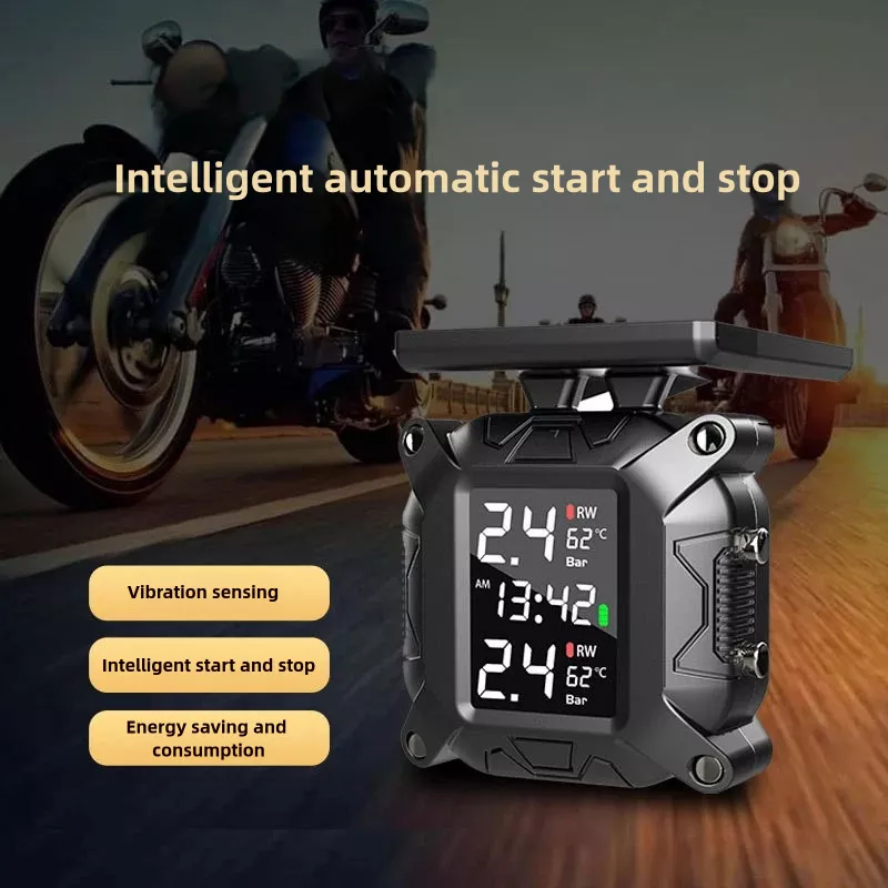 Motorcycle Tire Pressure Monitoring System with Wireless for Real-Time Alerts-AM12 - Image 5