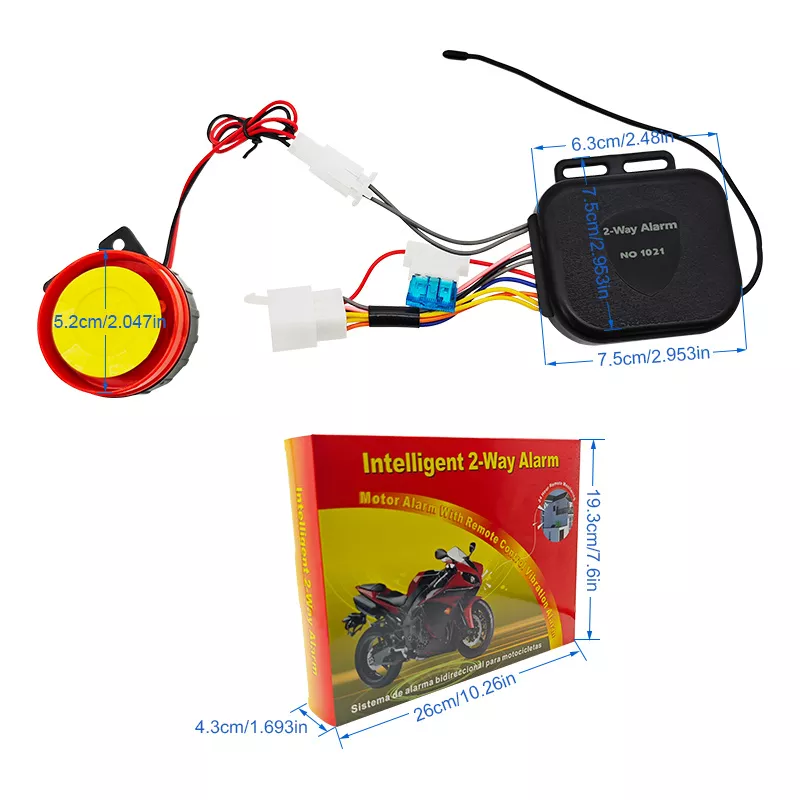 2-Way Motorcycle Alarm System & Anti-Theft Vibration Alarm-AM13 - Image 5