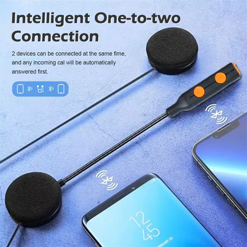 Wireless Bluetooth Helmet Speaker System & Hands-Free Motorcycle Headset-AM16 - Image 4