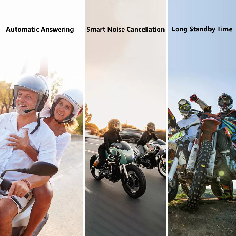 Bluetooth 5.0 Helmet Speaker - Auto Answer, Waterproof & Noise Cancelling-AM17 - Image 5
