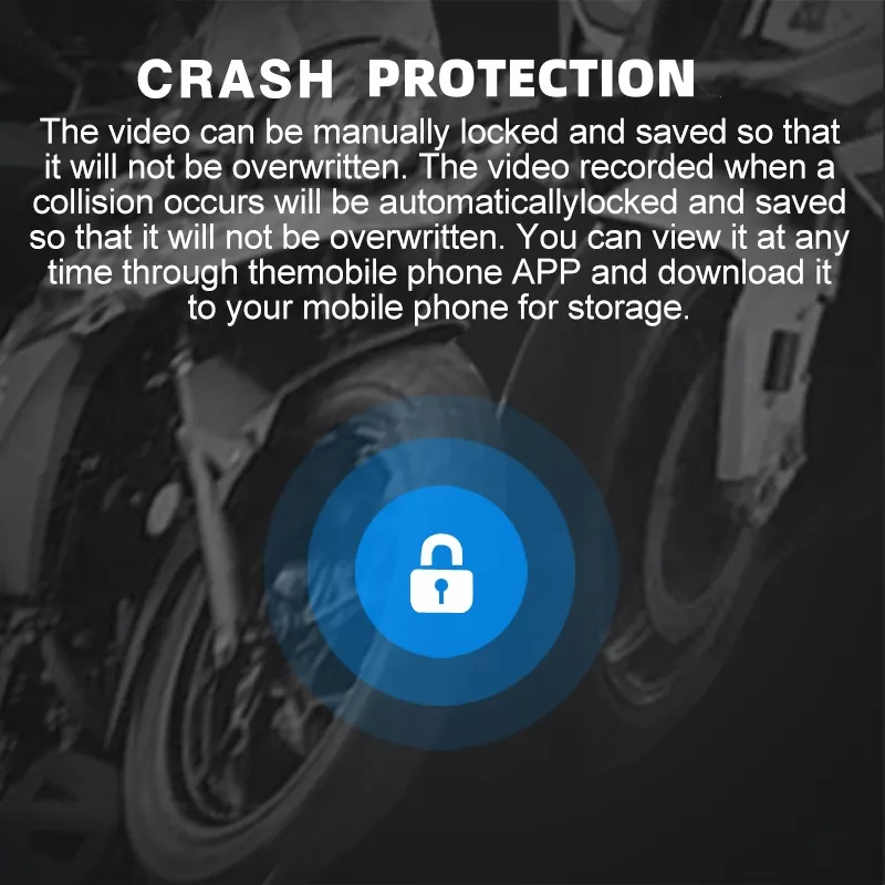 2K Helmet Camera Bluetooth Intercom with 6 Riders Group Talking & WiFi Recorder-AM22 - Image 4