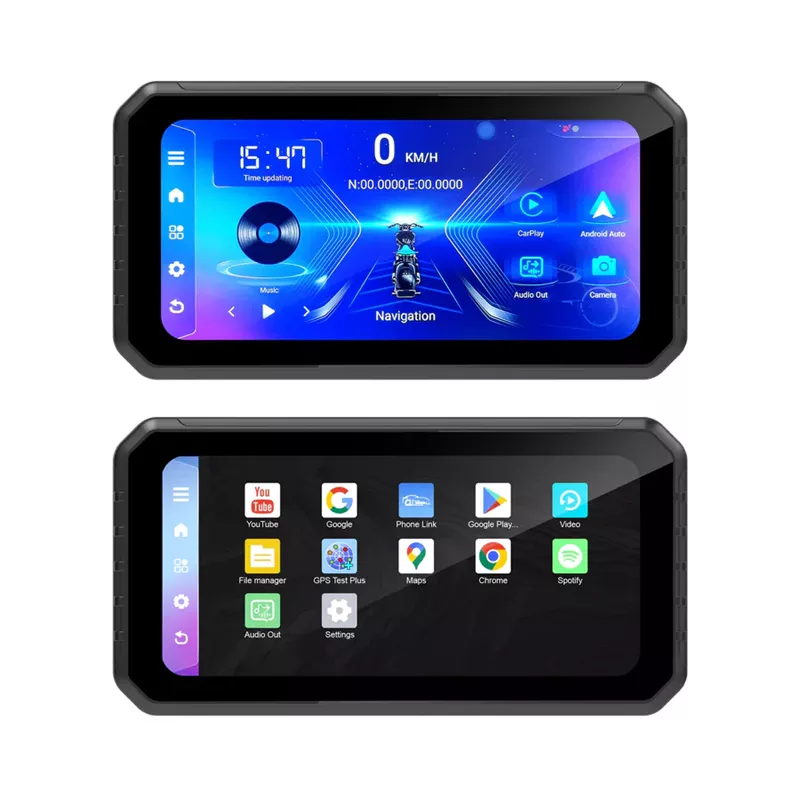 Motorcycle 6" GPS Dash Cam 1080P CarPlay/AA - C601 - Image 4