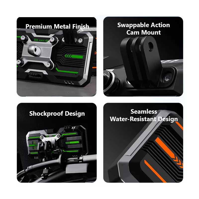 Aoocci C9 All-in-One Dash Cam with Anti-Theft For Motorcycle 6 Inch 1080P - Image 7