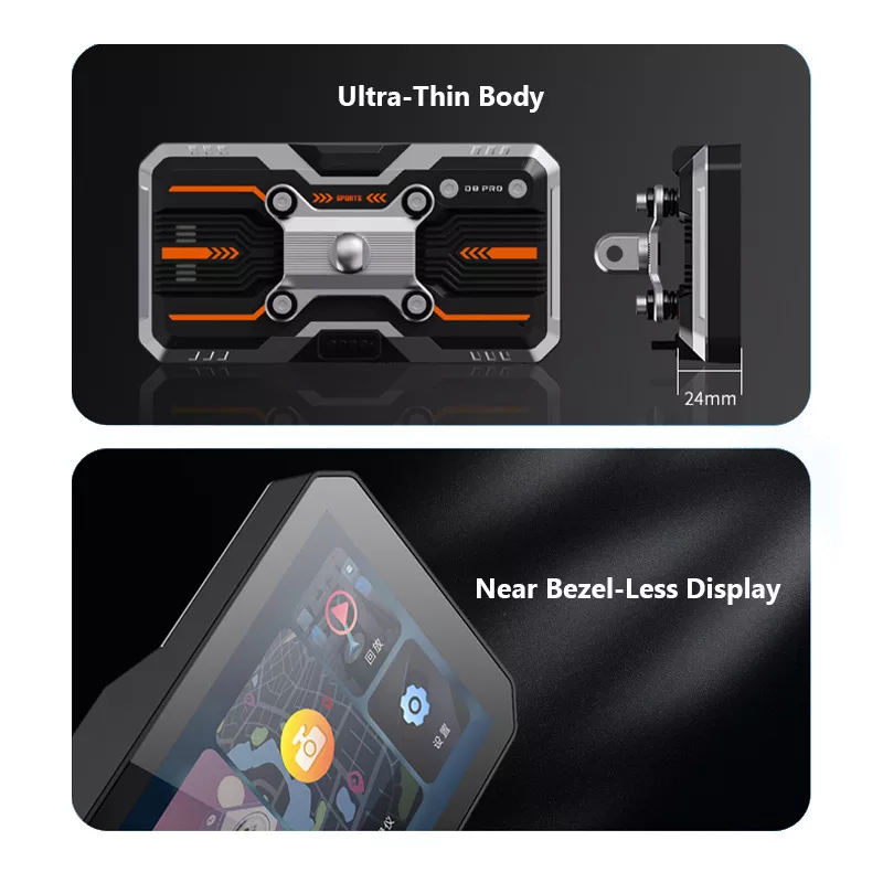 Aoocci C9 All-in-One Dash Cam with Anti-Theft For Motorcycle 6 Inch 1080P - Image 8