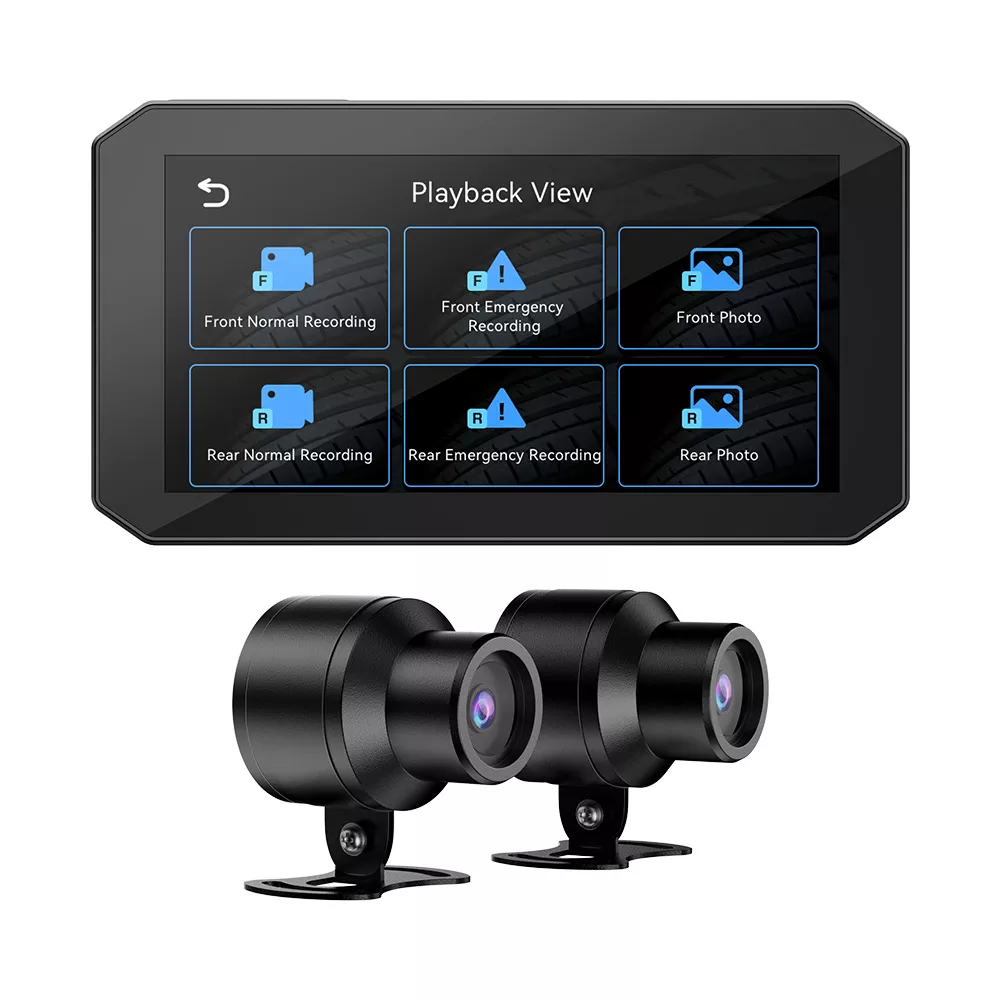 Z55B Motorcycle CarPlay Dash Cam with Physical BSD - Image 6